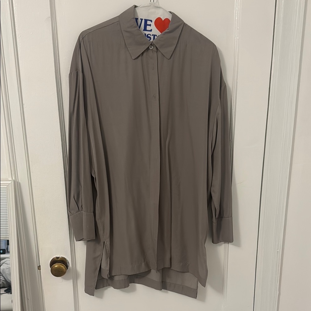 Dynamite Gray Blouse